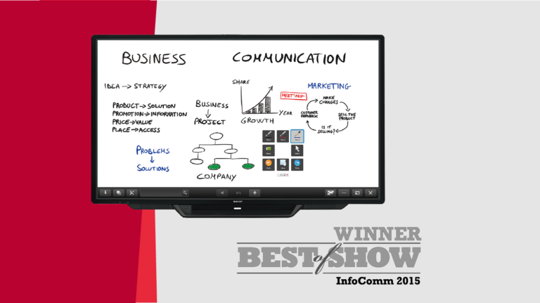 Aquos Board Best of Show Awards InfoComm 2015 %%page%% %%sep%% %%sitename%%