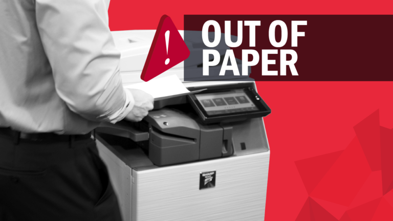 Copier Says "Out of Paper" But is Full %%page%% %%sep%% %%sitename%%